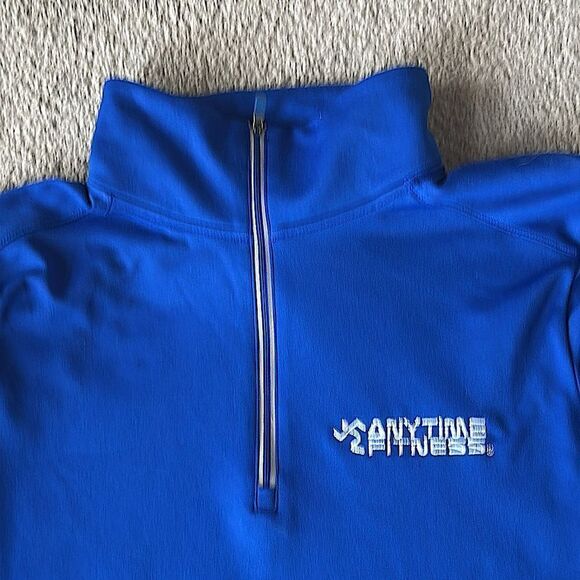 Under Armour Anytime Fitness Staff Fleece 1/2 Zip Top! - Picture 4 of 10
